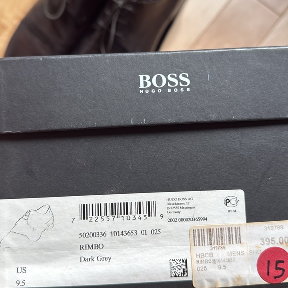 Hugo Boss Oxford shoes Dark Grey Size 9.5US - Picture 4 of 4